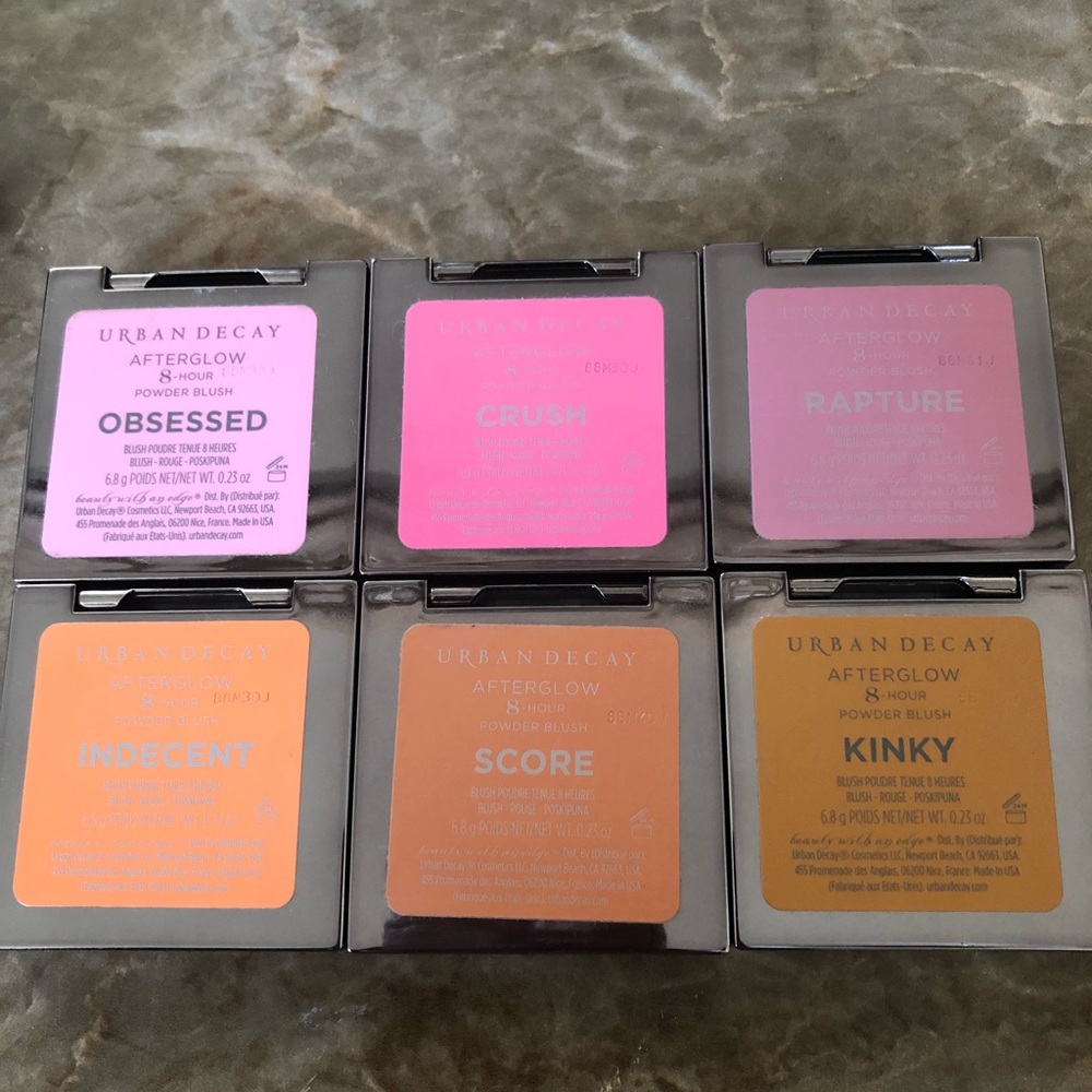 Urban Decay Afterglow 8-hour Blush Lot